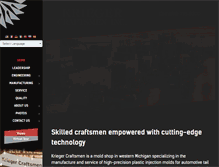 Tablet Screenshot of kriegercraftsmen.com